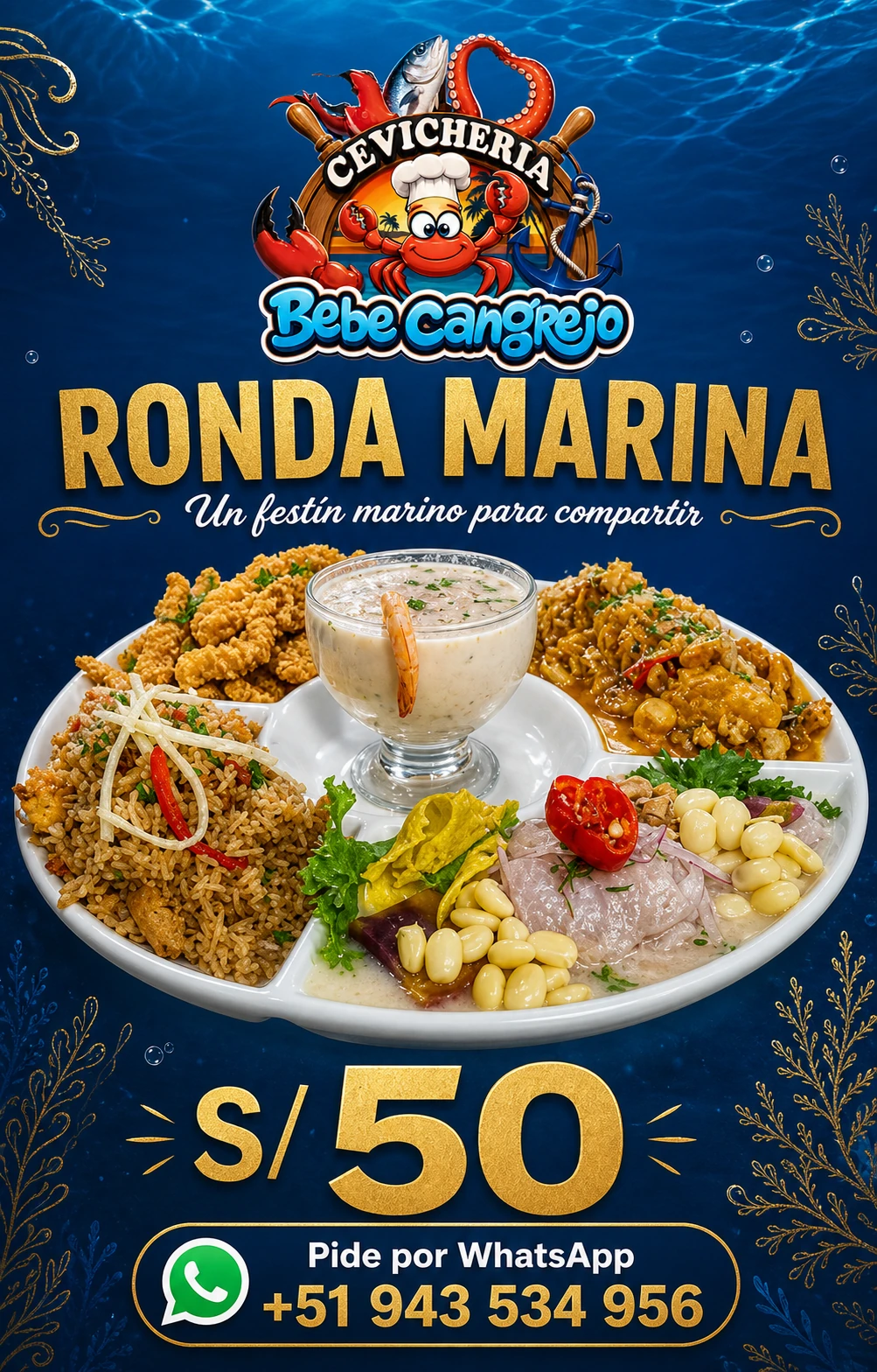 Flyer Ronda Marina opción 2 a S/50